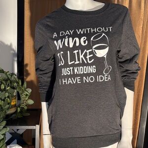 Charcoal Graphic Women's Sweatshirt